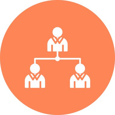 İş insanları simgesinin vektör illüstrasyonu