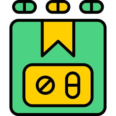 çanta çanta simgesi renk ana hatları vektörü