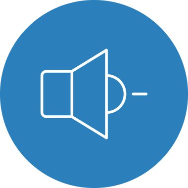 Hoparlörün vektör illüstrasyonu