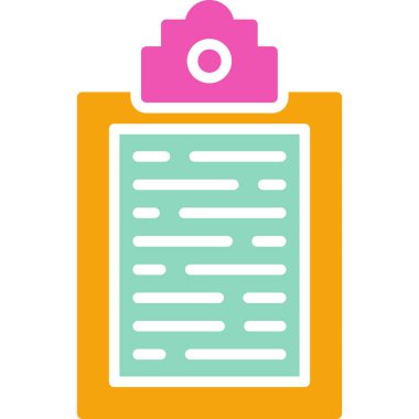 belge simgesi vektör illüstrasyonu