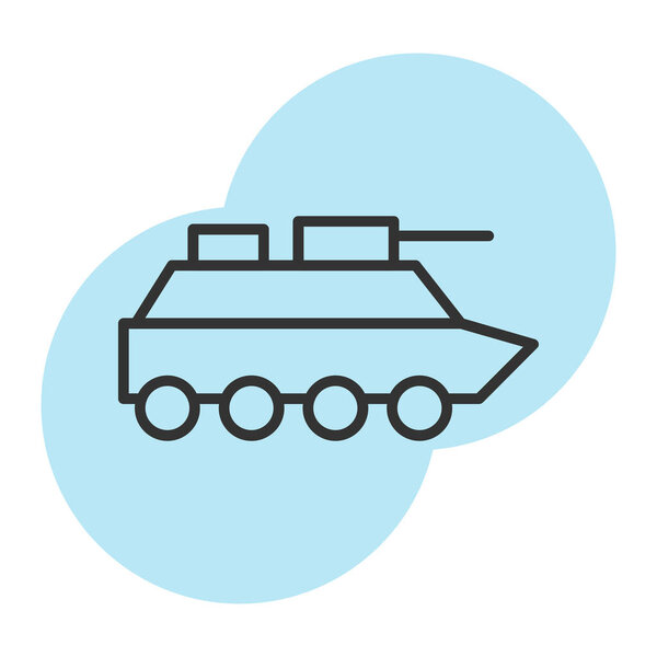 military tank icon vector illustration
