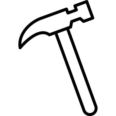 balta vektörü ince çizgi simgesi