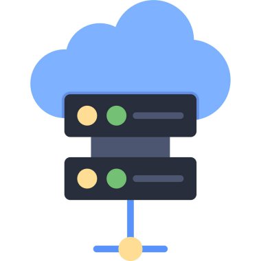 veri depolama vektörü simgesi