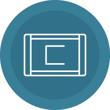 Modern b 'nin vektör illüstrasyonu eksik simgesi