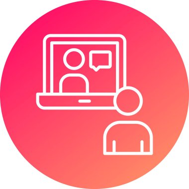 seo modern simgesinin vektör illüstrasyonu