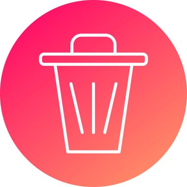 vektör bin simgesi, vektör illüstrasyonu