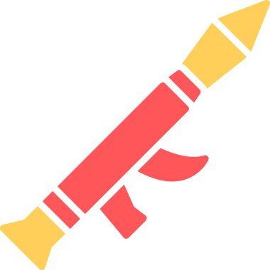 Roket gibi. Web simgesi basit tasarım