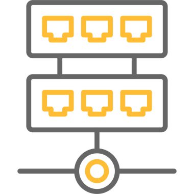 şebeke. Web simgesi basit illüstrasyon