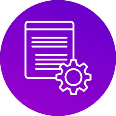 Vektör Belgesi Ico, vektör illüstrasyonu