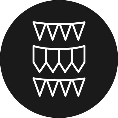 Web tasarımında yiyecek kullanımında vektör çizgisi tasarımının gösterimi