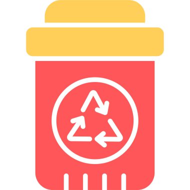 Geri dönüşüm simgesi vektör resimlemesi