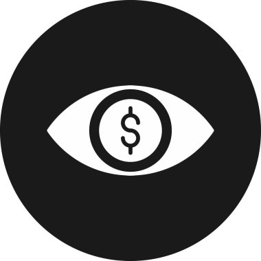 Dolar Simgesi Moda Biçiminde İzole Arkaplan