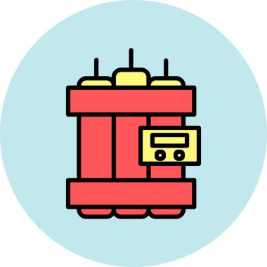 Radyo. Web simgesi basit tasarım