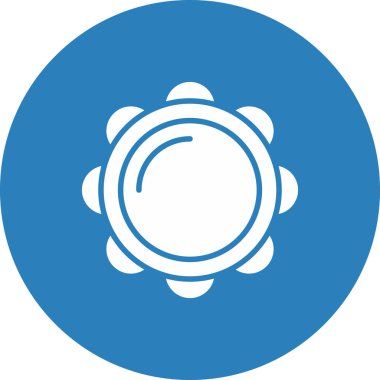 Çiçek. Web simgesi basit illüstrasyon