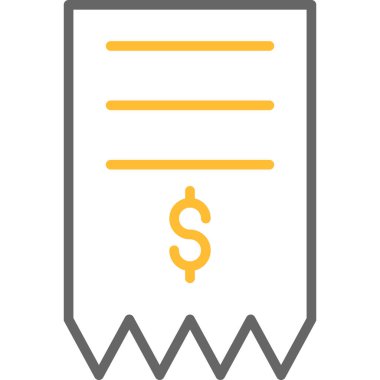 Dolar. Web simgesi basit illüstrasyon