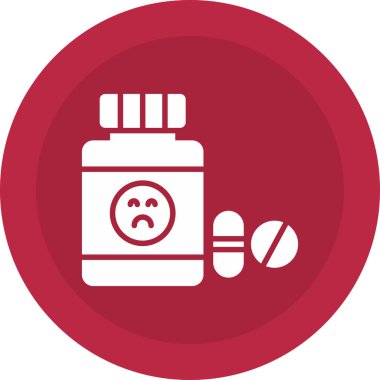 Modern b 'nin vektör illüstrasyonu hapların ikonundan yoksun