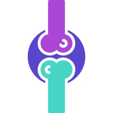 Çanı olan bir karikatür simgesinin vektör çizimi