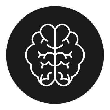 Vektör Beyin simgesi illüstrasyonu
