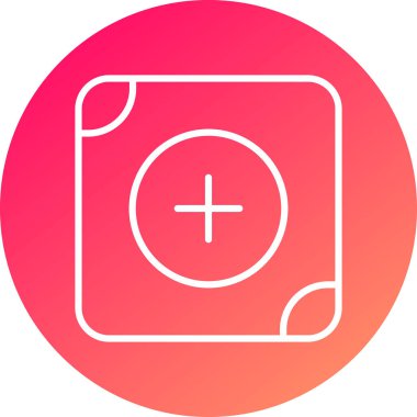 Bir pil simgesinin vektör çizimi