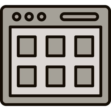 Takvim simgesi, vektör çizimi