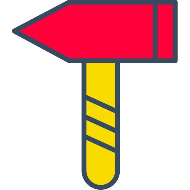 Balta. Web simgesi basit illüstrasyon