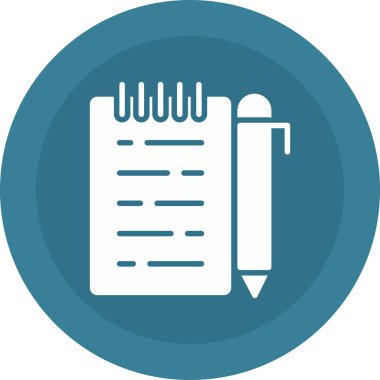 belge simgesi. vektör illüstrasyonu.