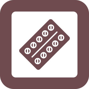 Modern b 'nin vektör illüstrasyonu hapların ikonundan yoksun