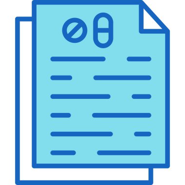 Belge. Web simgesi basit illüstrasyon