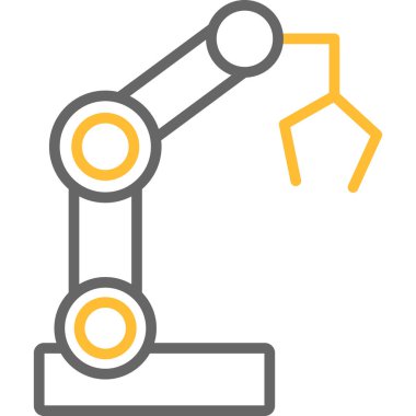 Robot robot. Basit resimleme