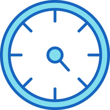 Kişisel ve ticari kullanım için saat vektör simgesi ve tasarım sembolü..