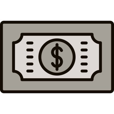 Bill simgesi vektör illüstrasyonu