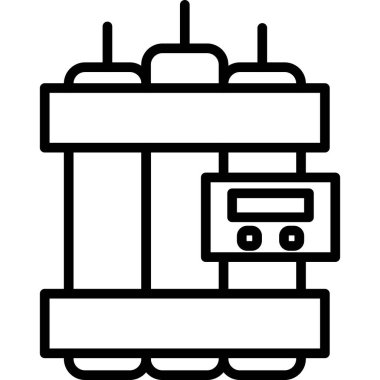 Elektrik kablo vektör simgesi