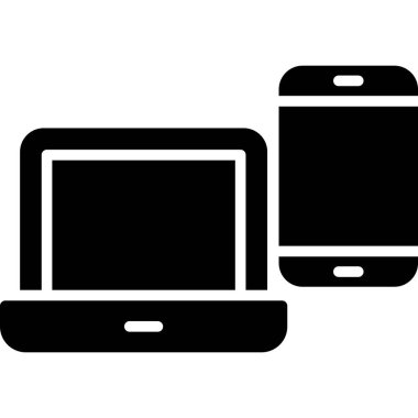 mobil vektör düz simge