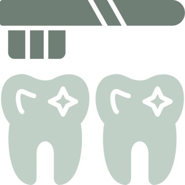 Diş. Web simgesi basit illüstrasyon