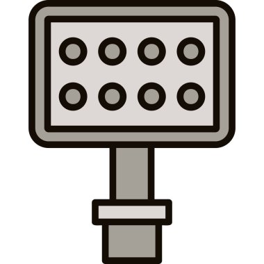 Seo simgesinin vektör illüstrasyonu