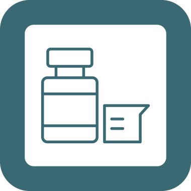 Modern b 'nin vektör illüstrasyonu simge tıbbından yoksun