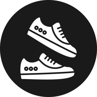 spor ayakkabısı vektör simgesi modern illüstrasyon