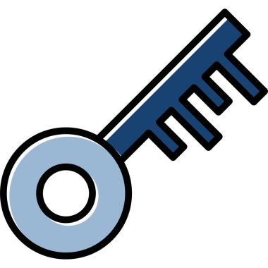 Tornavida. Web simgesi basit illüstrasyon