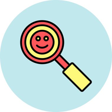 Modern b 'nin vektör illüstrasyonu büyüteç simgesinden yoksun