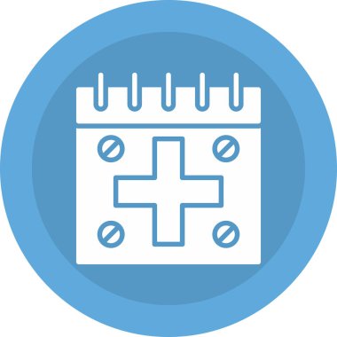 tıbbi ve sağlık renkli vektör simgesi.