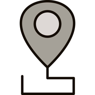 Harita işaretleyici vektör illüstrasyonuName