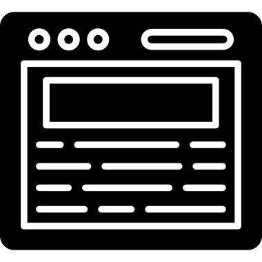 Kolayca değiştirebilen ya da düzenleyebilen web tasarım vektörü simgesi