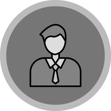 İş ve finans simgesinin vektör illüstrasyonu