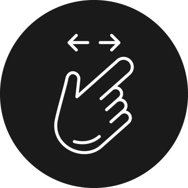 el imleç simgesi vektör illüstrasyonu