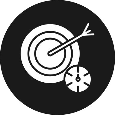 Pusula. Web simgesi basit illüstrasyon