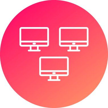 Modern dizüstü bilgisayar simgesinin vektör illüstrasyonu