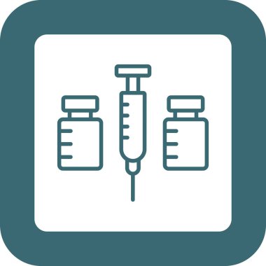 Şırınga, aşı, aşı, aşı ikonu, vektör görüntüsü, ağ ve mobil uygulamalar için kullanılabilir. Web uygulamaları için uygun,