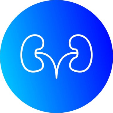 Böbrek. Web için basit illüstrasyon