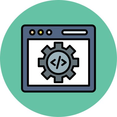 Programlamanın geliştirilmesi için web simgesi