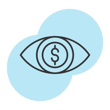 Dolar işaretli göz, resimleme